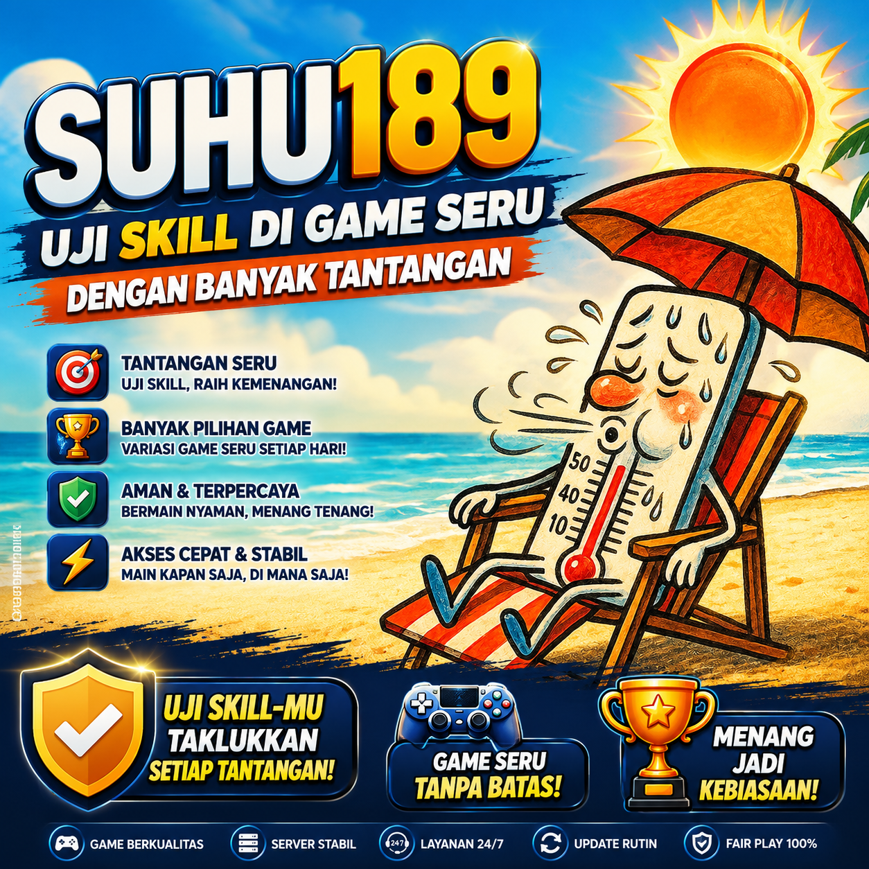 SUHU189 | Uji Skill di Game Seru dengan Banyak Tantangan